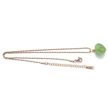 Gold net on the heart green