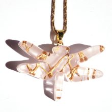 Labyrinth on dragonfly - powder pink
